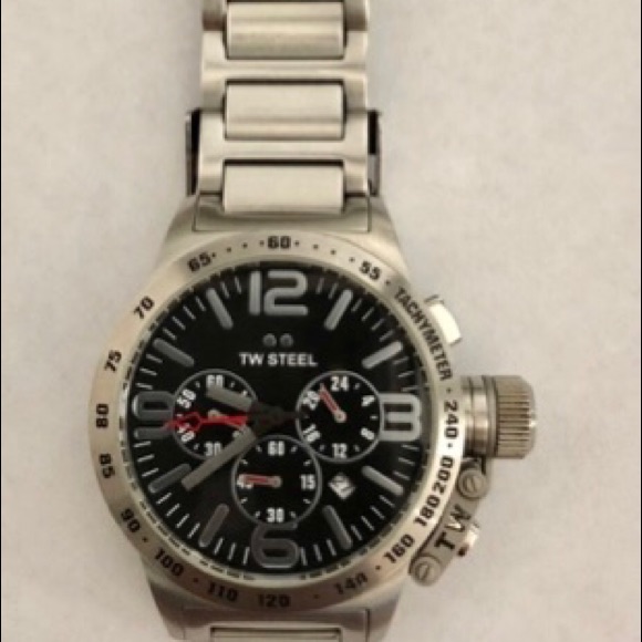Tw Steel Canteen 40mmblack Dial Stainless Steel Tw Steel Canteen 40mmblack Dial Stainless Steel